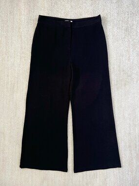 Nanette Lepore Wide Leg Work Black Pants 14
